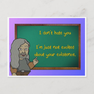 hate postcard