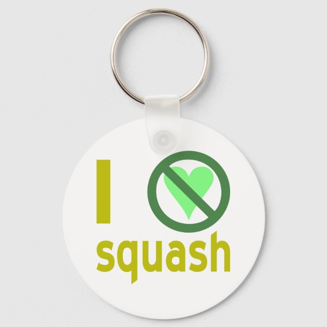 Hate Squash Keychain (Front)