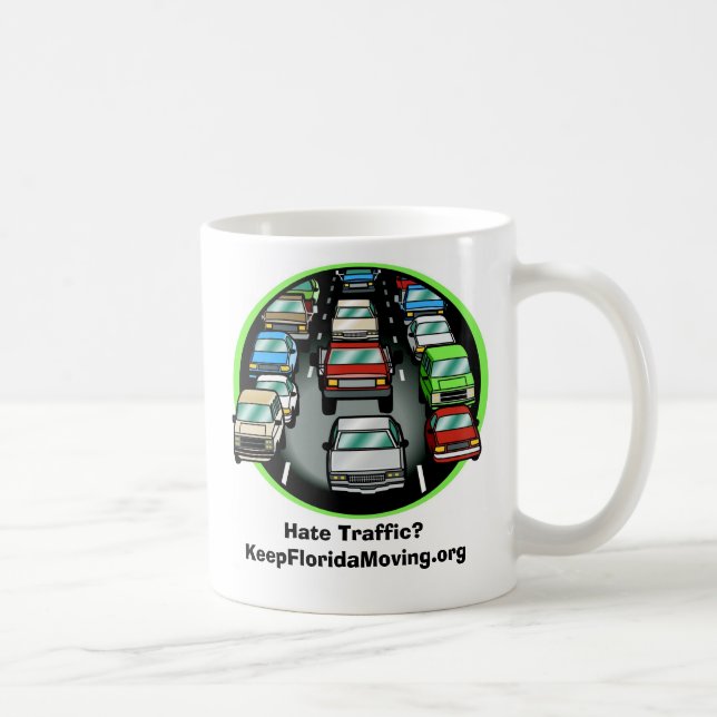 Hate Traffic? Coffee Mug (Right)