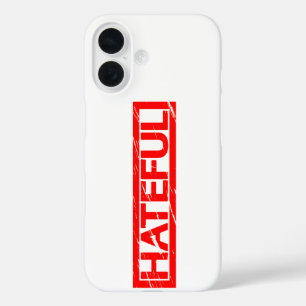 Hateful Stamp iPhone 16 Case