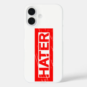Hater Stamp iPhone 16 Case