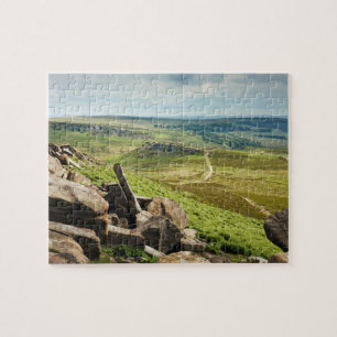 Hathersage Moor in Derbyshire souvenir photo Jigsaw Puzzle