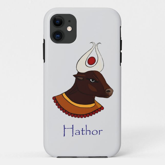 Hathor Ancient Egyptian Goddess Case-Mate iPhone Case (Back)