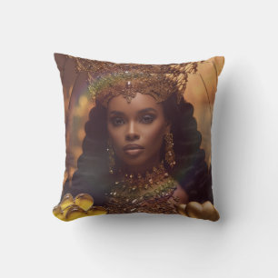 ☥ Hathor ☥ Goddess Of Love ☥ Throw Pillow
