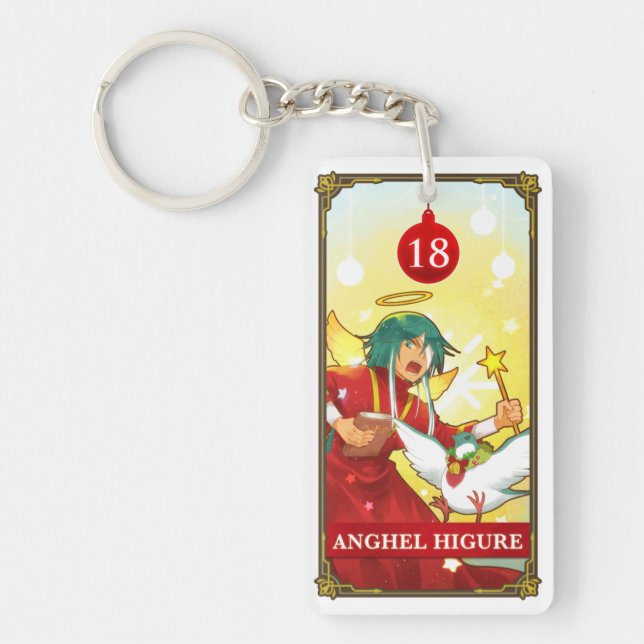 Hatoful Advent Anghel-Nageki Keychain (Front)