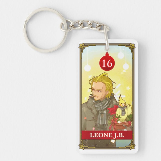 Hatoful Advent Leone-Yuuya Keychain (Front)