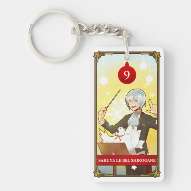 Hatoful Advent Sakuya-Yuuya Keychain (Front)