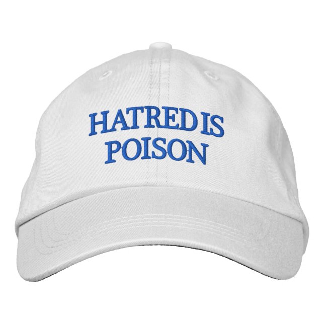 Hatred is Poison Blue-Letter Hat (Front)