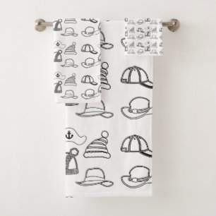 Hats Collection Kids  Bath Towel Set