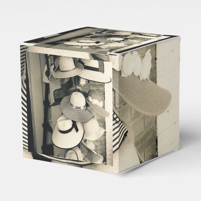 Hats Favor Box (Front Side)