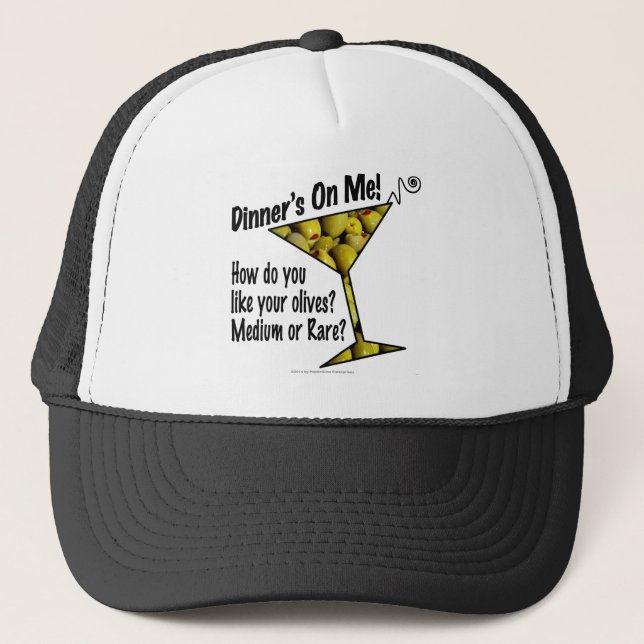 HATS - MEDIUM or RARE MARTINI OLIVES? (Front)