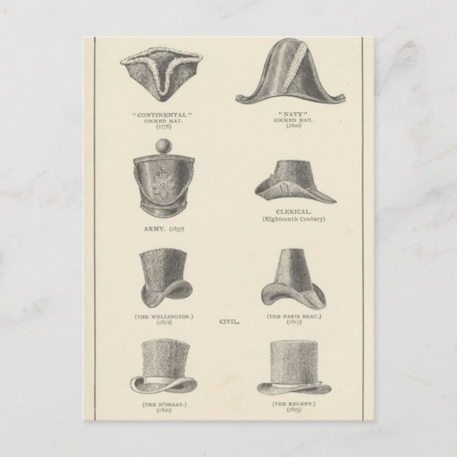 Hats Postcard (Front)