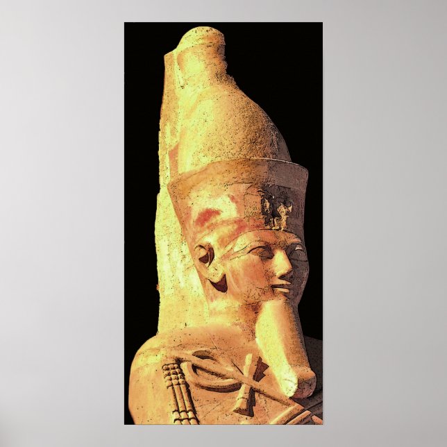 Hatshepsut Statue as Osiris Poster (Front)