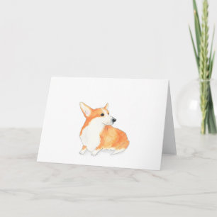 Hattie corgi card