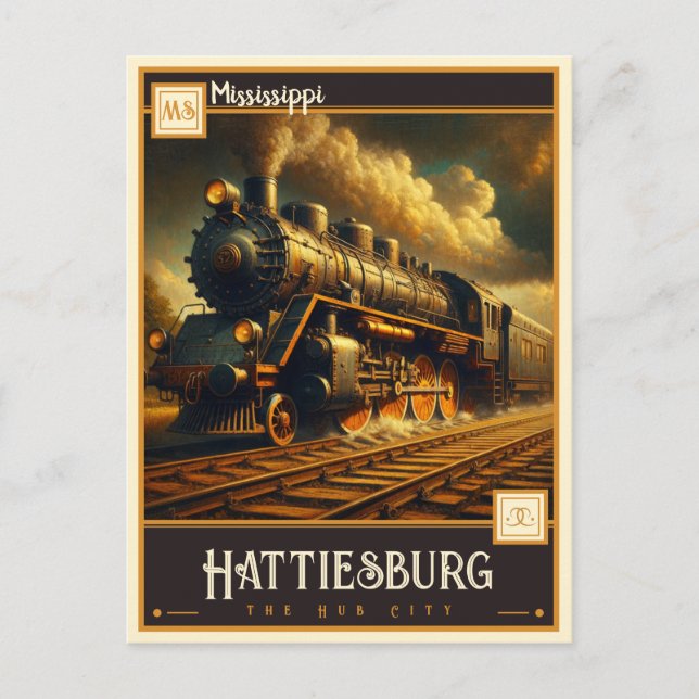 Hattiesburg, Mississippi  | Vintage Postcard (Front)