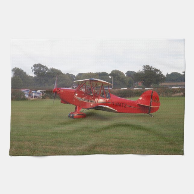 Hatz Biplane Kitchen Towel (Horizontal)