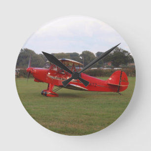 Hatz Biplane Round Clock