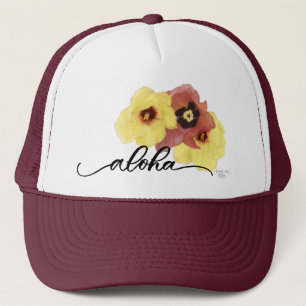 Hau Hibiscus Aloha Trucker Cap
