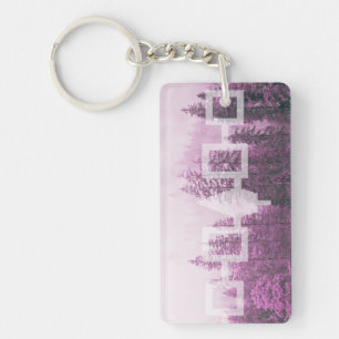 Haudenosaunee Misty Forest Flag Card Keychain