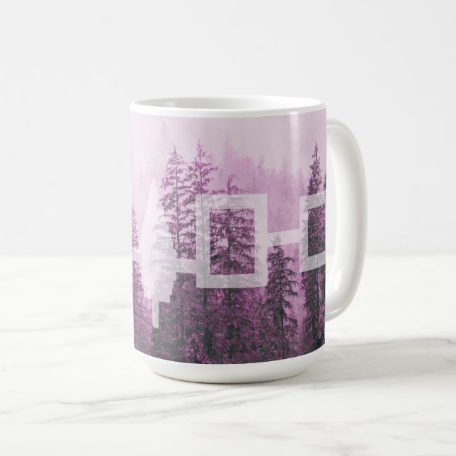 Haudenosaunee Misty Forest Flag  Coffee Mug (Front Right)