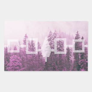 Haudenosaunee Misty Forest Flag  Sticker