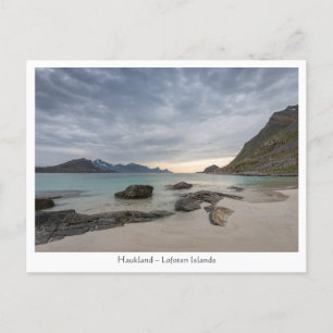 Haukland Beach Postcard