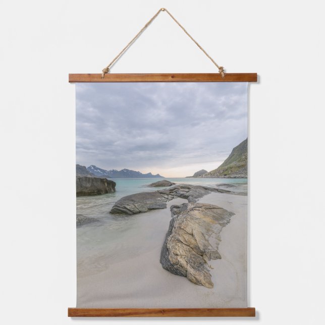 Haukland Lofoten Hanging Tapestry (Front)