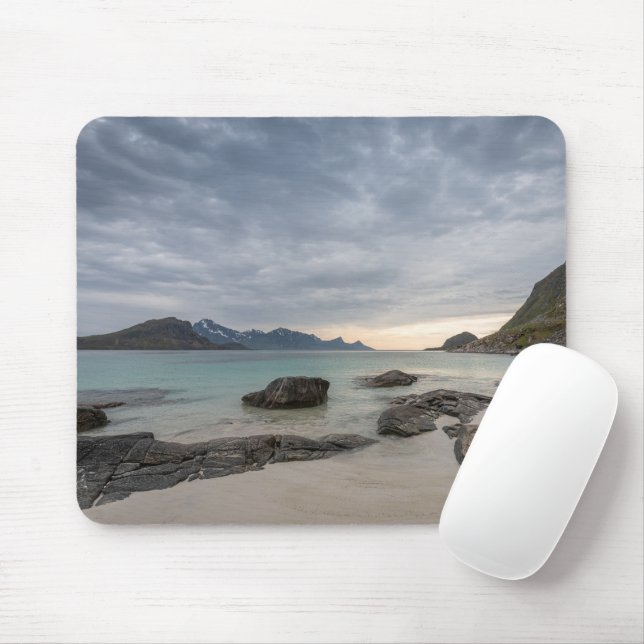 Haukland Lofoten Mouse Pad (With Mouse)