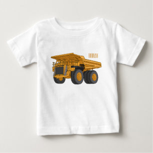 Haul truck cartoon illustration baby T-Shirt