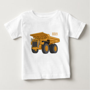 Haul truck cartoon illustration baby T-Shirt