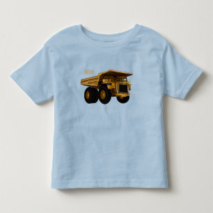 Haul truck cartoon illustration toddler t-shirt