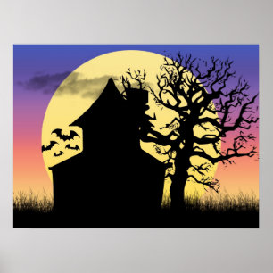 Hauned House Afternoon Poster Imprimer