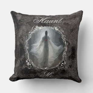 Haunt Me Throw Pillow