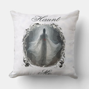 Haunt Me Throw Pillow
