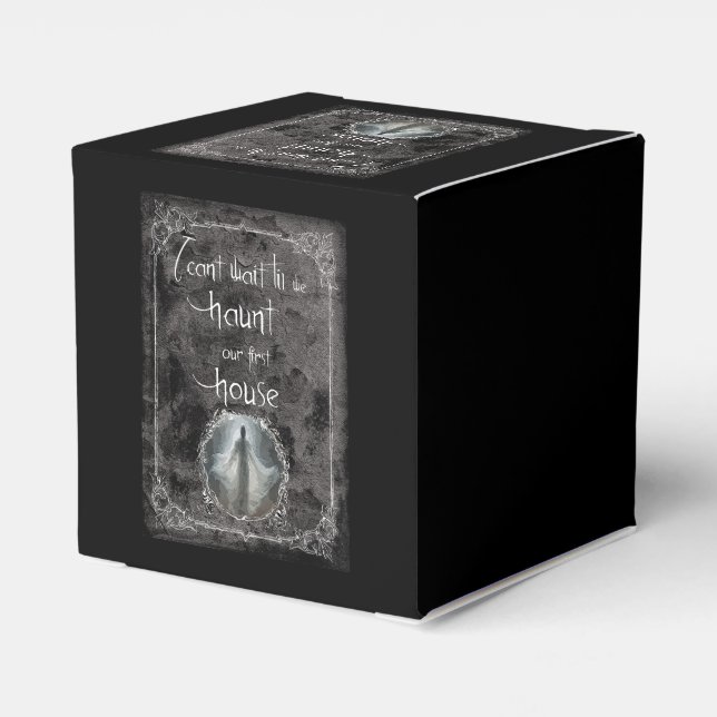 Haunt Our First House Favor Box (Back Side)
