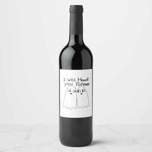 Haunt You - Till Death Do Us Classic  Wine Label (Front)
