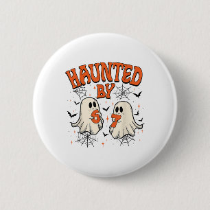 Haunted 67 Meme Six Seven 6-7 Funny Internet Joke 2 Inch Round Button