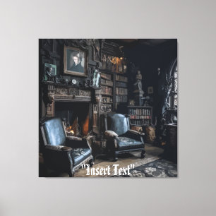 Haunted Archives Canvas Print