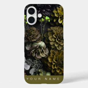 Haunted Blooms Antique iPhone 16 Plus Case