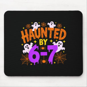 Haunted By 67 Funny 67 Halloween Costume Mouse Pad