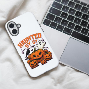 Haunted by 67 Funny Ghost And Pumpkin Halloween iPhone 16 Plus Case