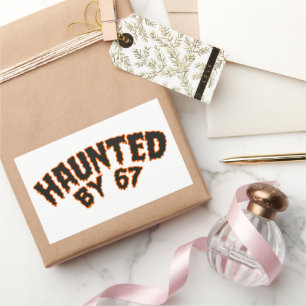 Haunted by 67 Funny Ghost And Pumpkin Halloween Sticker