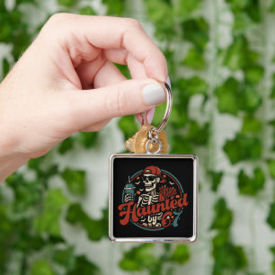 Haunted By 67 Funny Halloween Six Seven 67 Meme Keychain