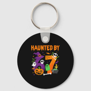 Haunted By 67 Funny Six Seven Meme 6 7 Halloween C Keychain