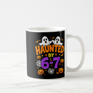 Haunted By 67 Funny Six Seven Meme Pumpkin Ghost H Coffee Mug