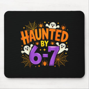 Haunted By 67 Funny Six Seven Meme Soky Ghost Hall Mouse Pad