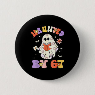 Haunted By 67 Meme Funny Six Seven 6 7 Halloween T 2 Inch Round Button