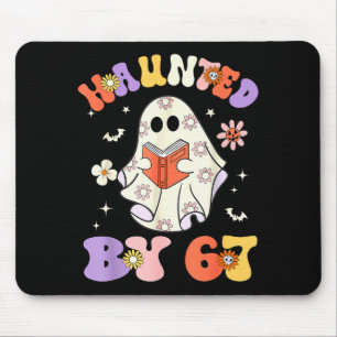 Haunted By 67 Meme Funny Six Seven 6 7 Halloween T Mouse Pad