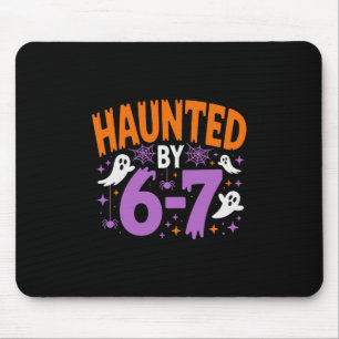 Haunted By 67 Six Seven Meme Mouse Pad