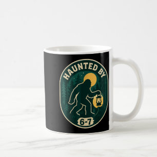 Haunted By 6-7 Bigfoot Lantern Halloween Badge  Coffee Mug